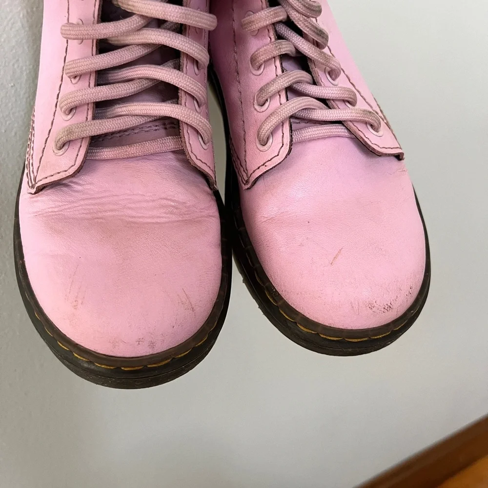 Dr. Martens Pink and Black Child Size 13 GUC Some‎ wear and scuffs see photos.